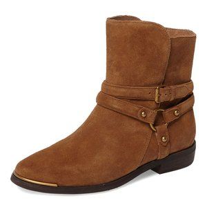 UGG KELBY SUEDE HARNESS ANKLE BOOTS NEW IN BOX, SZ 5.5M